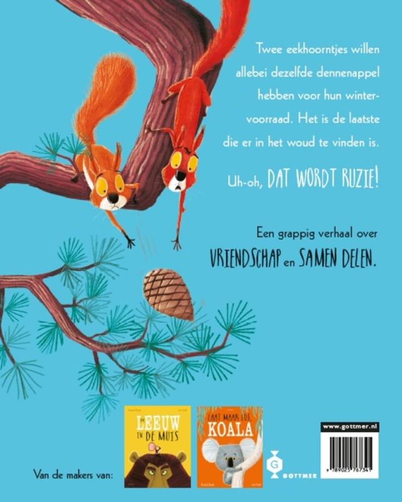 Gottmer publishers group two fighting squirrels. 3+