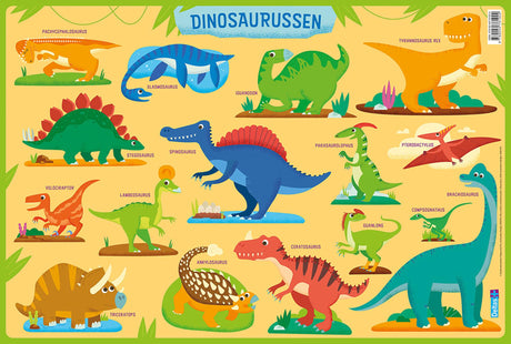 Przedszkole edukacyjne podstawki Deltas - dinozaury