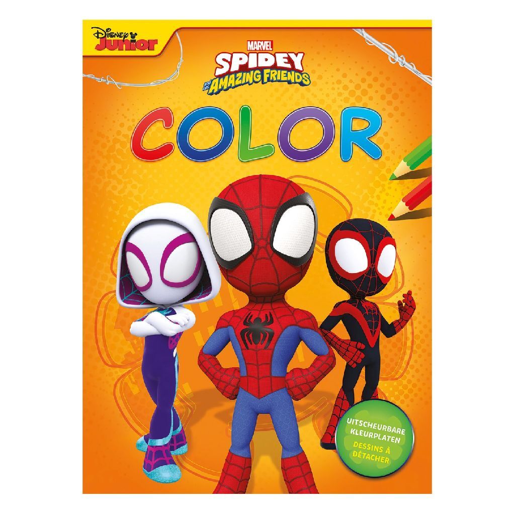 Marvel spidey and his amazing friends kleurboek