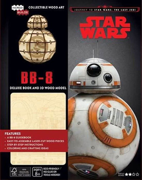 Star Wars BB-8 deluxe-bok med träkonstruktionsmodell