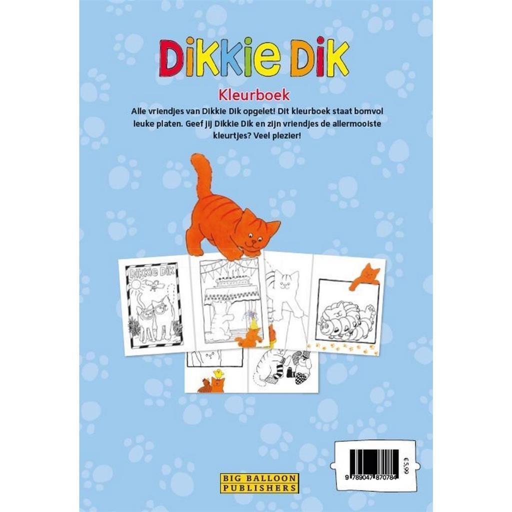 Overige Merken Dikke Dik Kleurboek