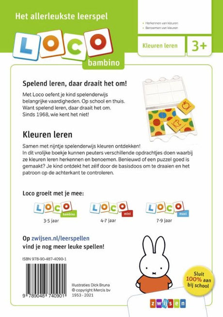 WPG Publishers Bambino Loco – Miffy Moku spalvinti (3–5 metai)