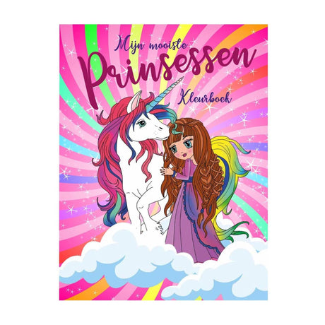 Mijn mooiste prinsessen kleurboek a4 96 pagina's