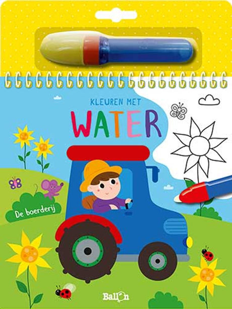 Coloring with water: the farm. 4+