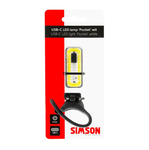 Simson rc0606a usb-led 'pocket' white vv