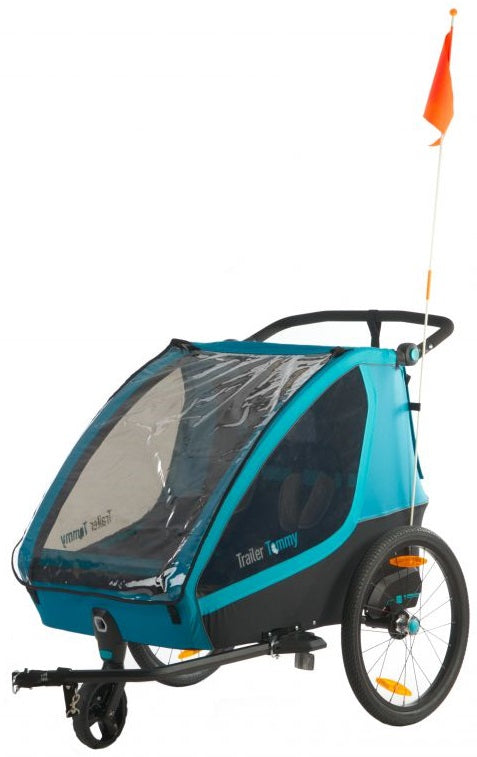 Mirage Tommy Kinderfietskar Aluminium frame, wielvering, 3-punts gordel, blauw, 2021