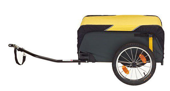 Roland Traveler Bicycle Trailer 130L 16 tommer unisex sort