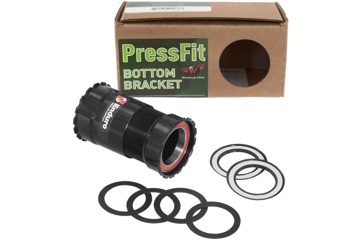 Wheels Manufacturing Wheels MFG bottom bracket Pressfit 30 Threaded ACB Black