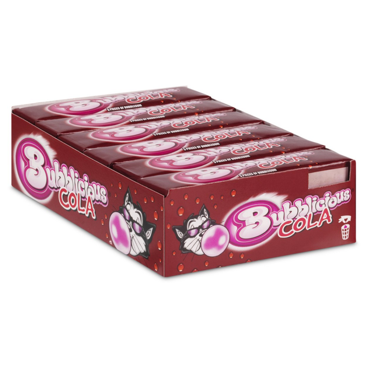 Bubblicious cola chewing gum (18 rolls)