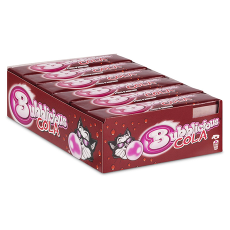 Bubblicious cola chewing gum (18 rolls)