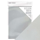 Tonic Studios • vellum paper pearled silver
