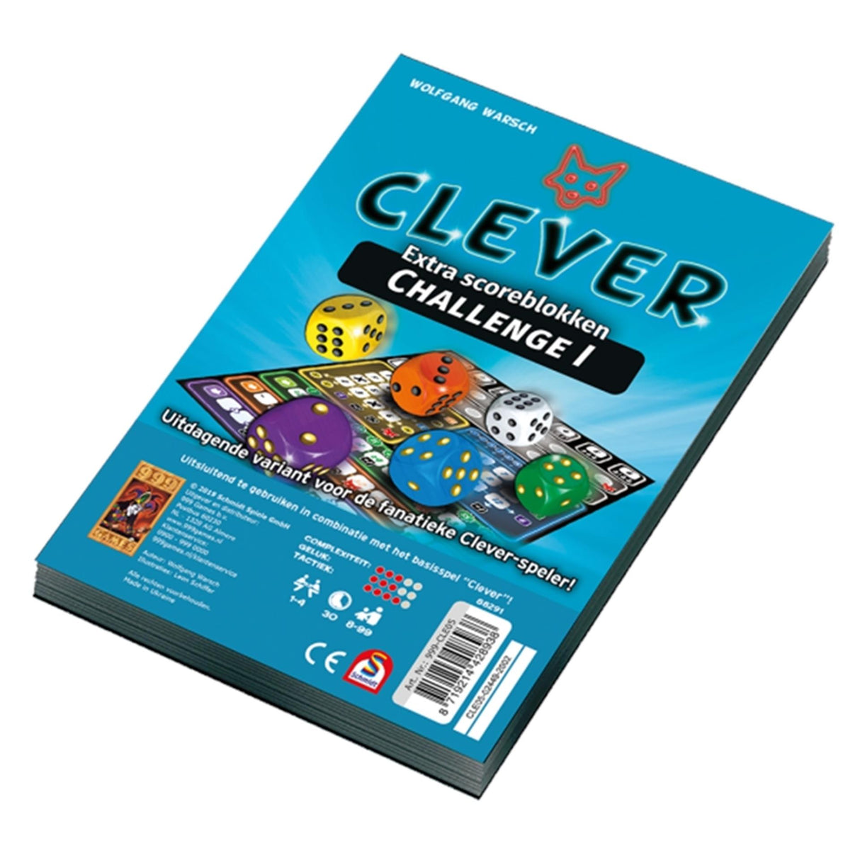 999Games 999 Games Score Pads Clever Challenge