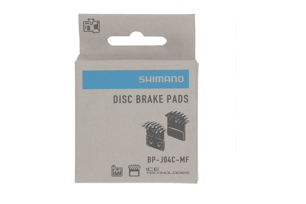 Shimano Disc Brems Block Set J04C Metal mit Kühlflossen