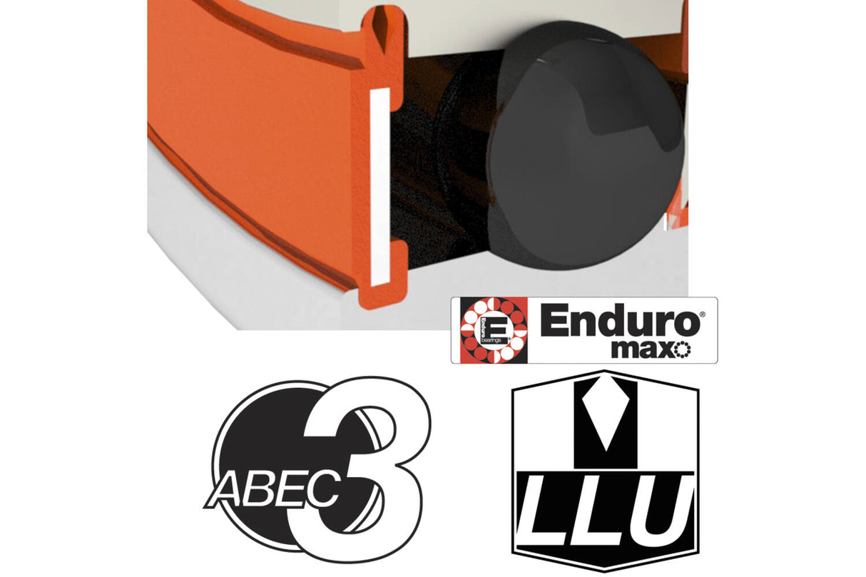 Enduro Lager 6806 LLU 30X42X7 ABEC 3 óxido negro máximo