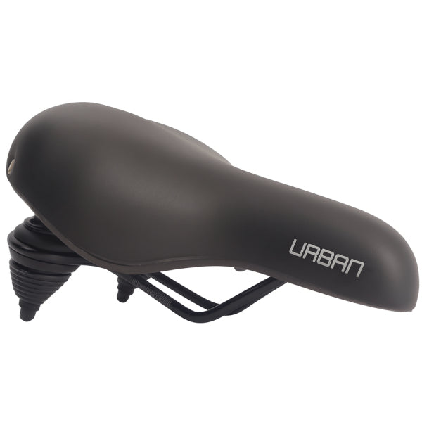 Urban bicycle saddle - black (workshop packaging)
