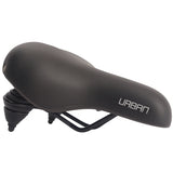 Urban bicycle saddle - black (workshop packaging)
