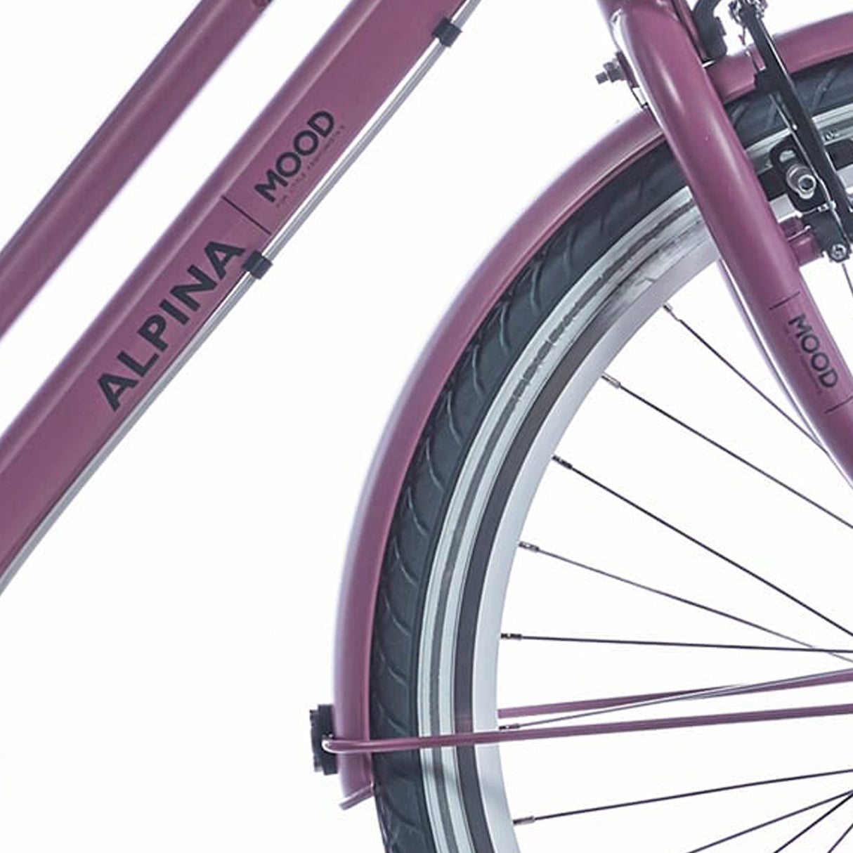 Alpina mudguard satte 24 humør mørkt mauve matt