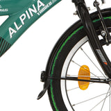 Alpina mudguard set + rod 18 yabber black matt