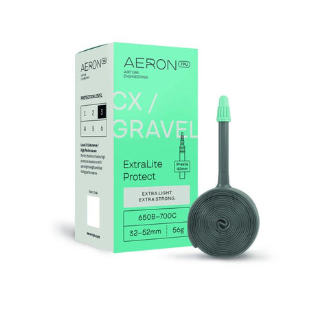 Aeron cx gravel extralite protect 27.5 28 tpu inner tube
