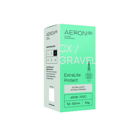 Aeron cx gravel extralite protect 27.5 28 tpu inner tube