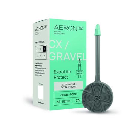 Aeron TPU Aeron TPU CX Kies – Extralite Protect 32–52 Presta-Ventil 65 650b – 700c