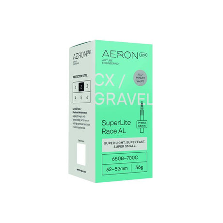 Aeron TPU Aeron TPU CX Kies – Superlite Race AL 32–52 Presta-Ventil 65 650b – 700c