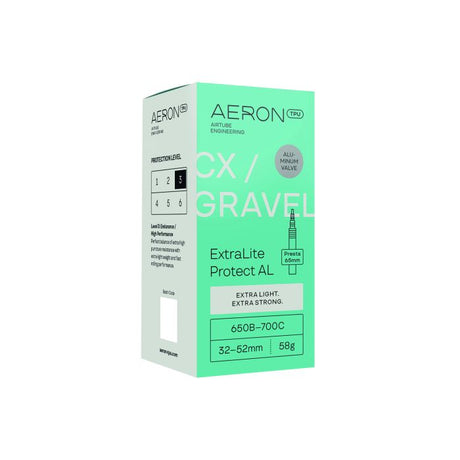 Aeron TPU Aeron TPU CX Gravel - Extralite Protect All 32-52 Presta Valve 65 650b - 700c