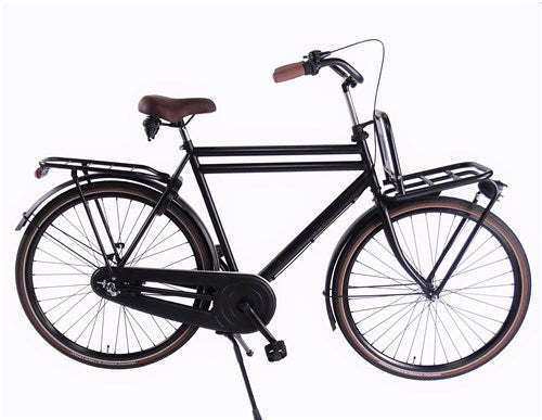 Bicicleta vovô Aldo 28 polegadas cargo 3v 65cm preto fosco
