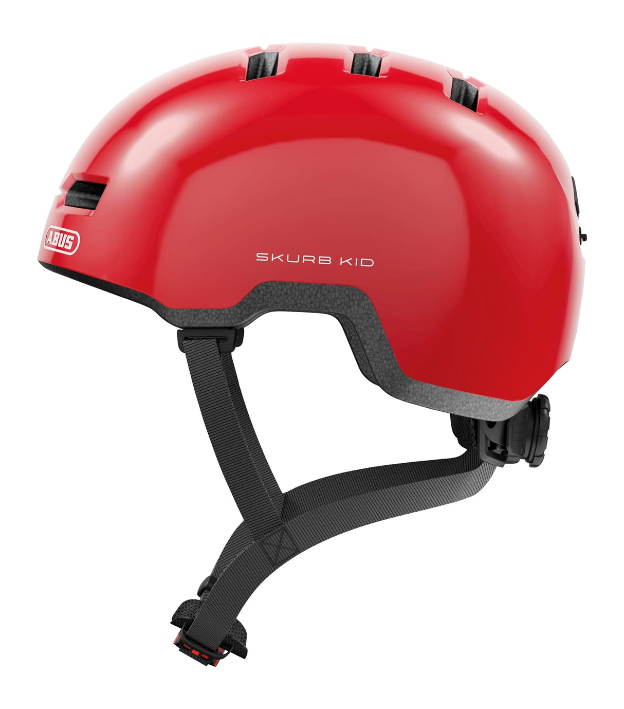 Abus Helm Skurb Kid brillante Rojo M 50-55 cm