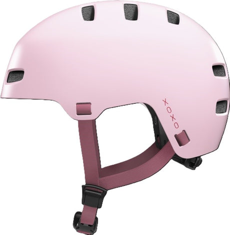 Abus helma xoxo jahodová růže m 54-58cm