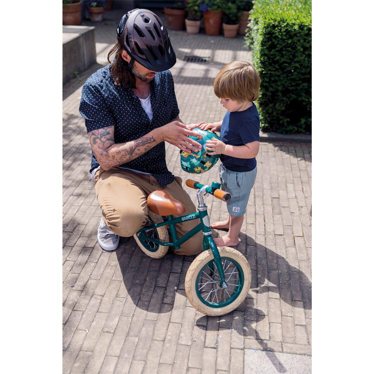 Abus Helm Skurb Kid Groen jungle M 50-55cm