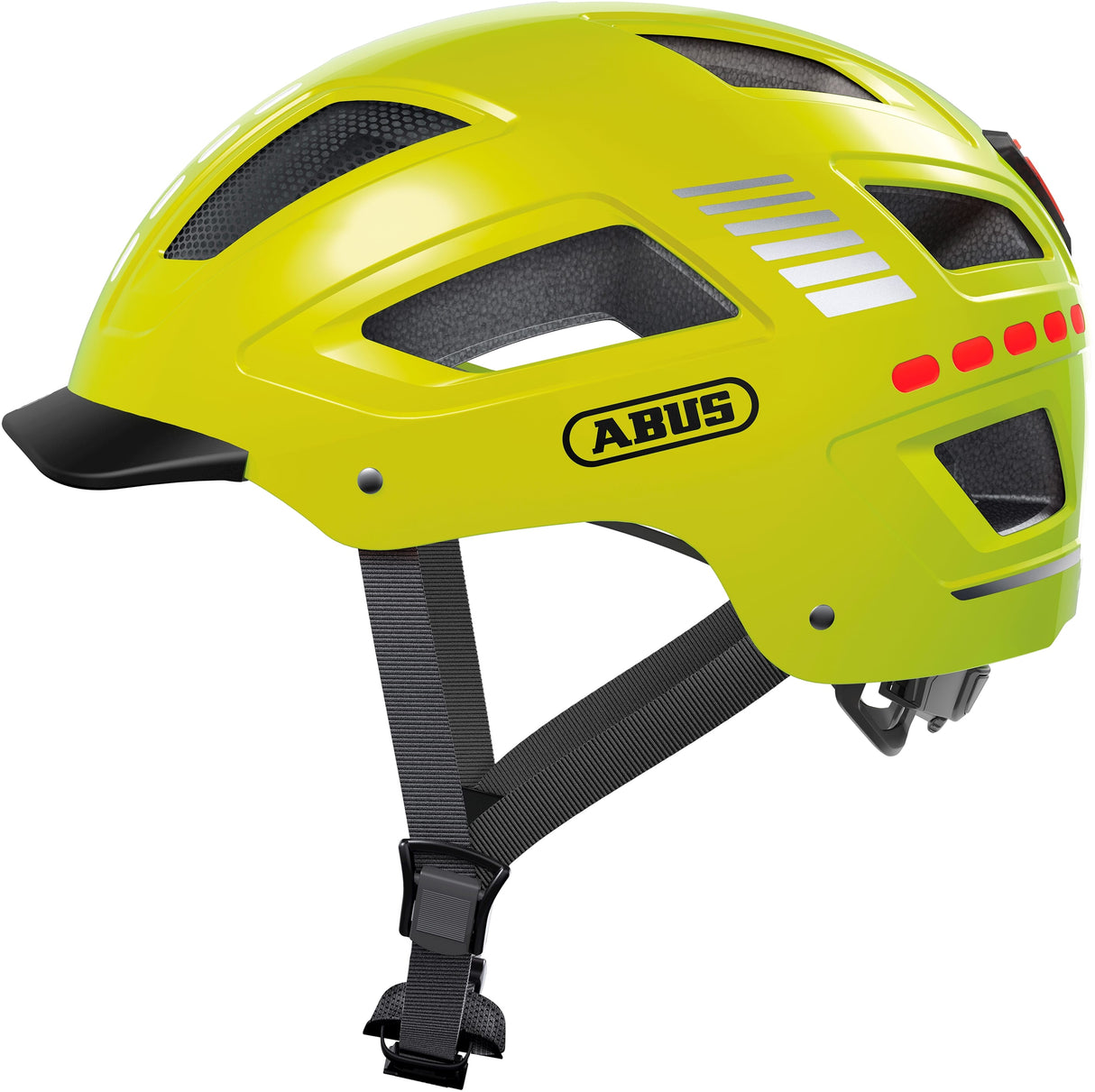 ABUS Casco Hyban 2.0 LED SEÑAL Amarillo L 56-61 cm