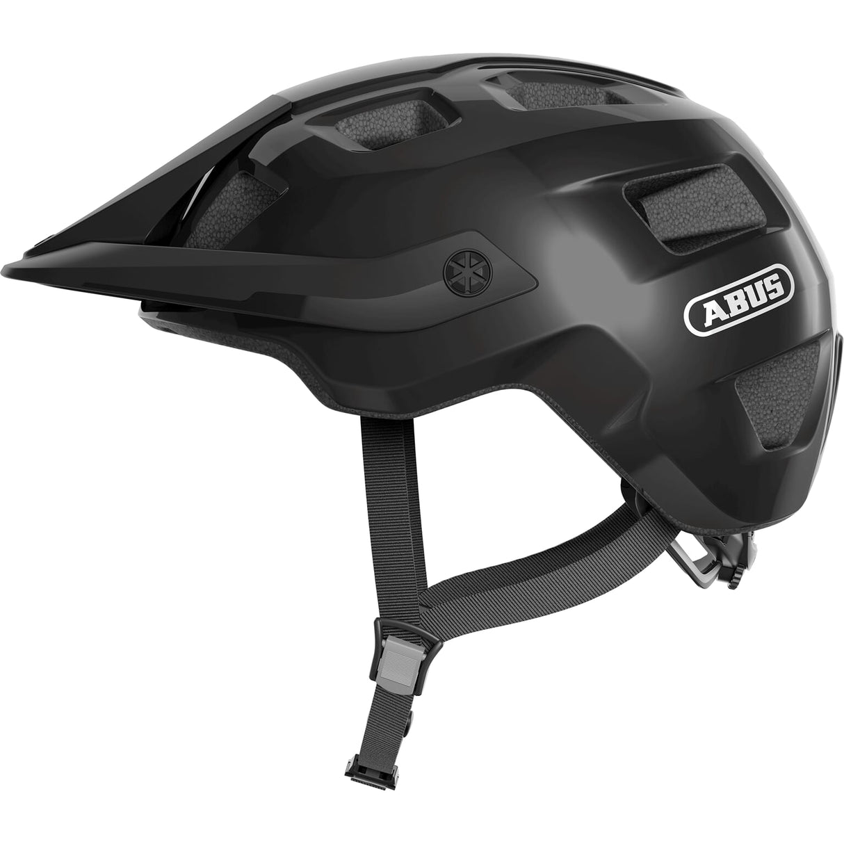 Abs-Helm Motrip glänzender schwarzer M 54-58 cm