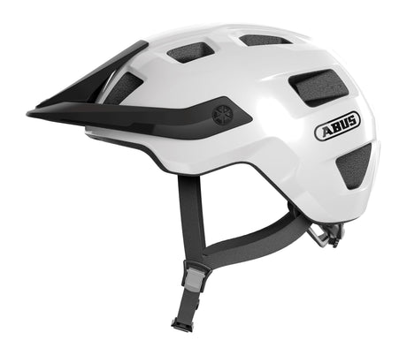 Abus Helm motrip glänzend wäiss l 57-61Cm