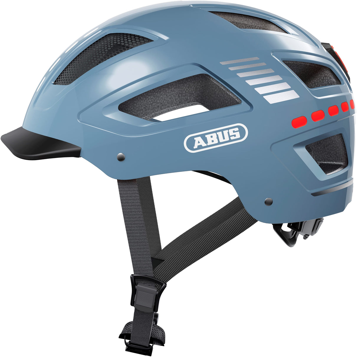 ABUS Casco Hyban 2.0 LED SEÑAL GLACIER XL 58-63cm