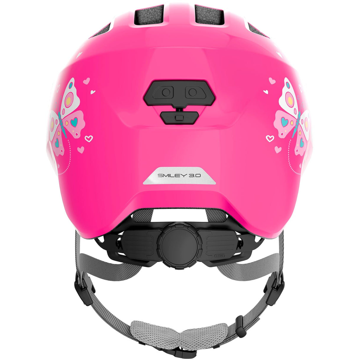 Abus Helm Kind Smiley 3.0 rose butterfly S (45-50cm)