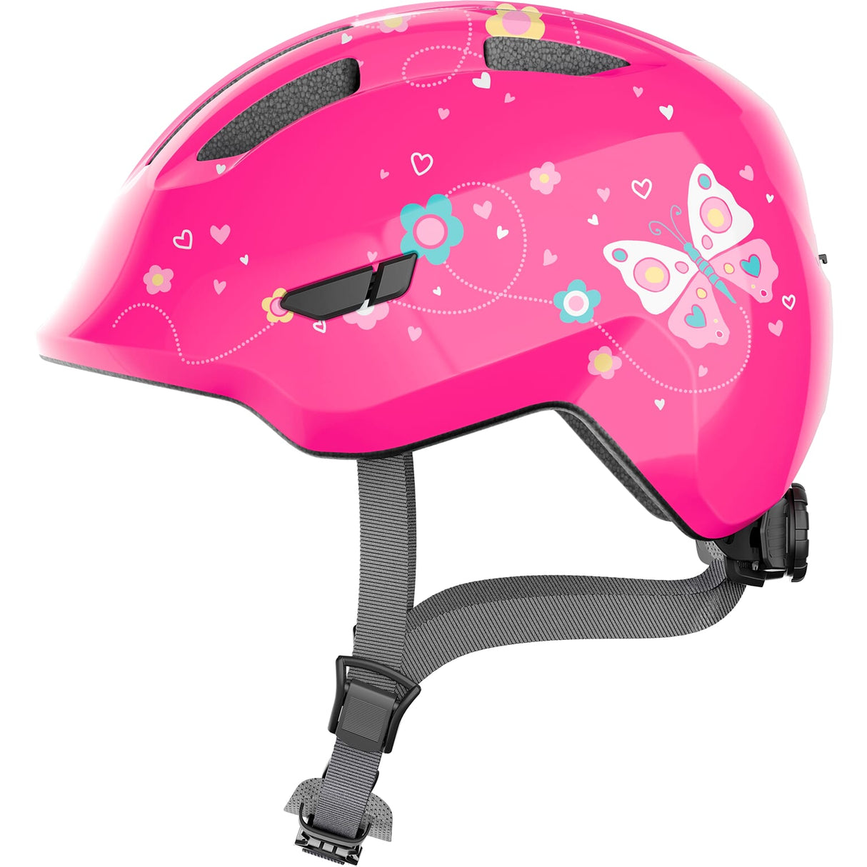 Abus Helm Kind Smiley 3.0 rose butterfly S (45-50cm)