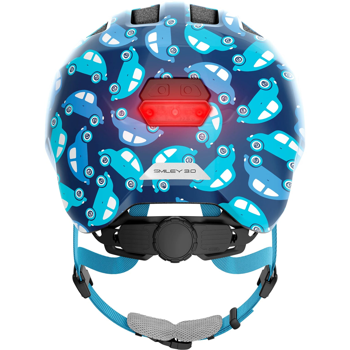 Abus Casco Smiley 3.0 LED Blue Car S 45-50cm