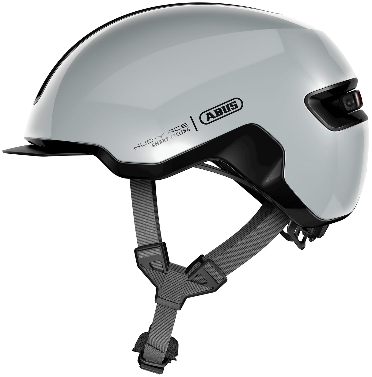 Abus Helm Hud-y Race Grey M 54-58 cm