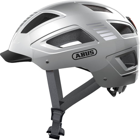 Abus Helm Hyban 2,0 Signal Sëlwer L 56-61CM