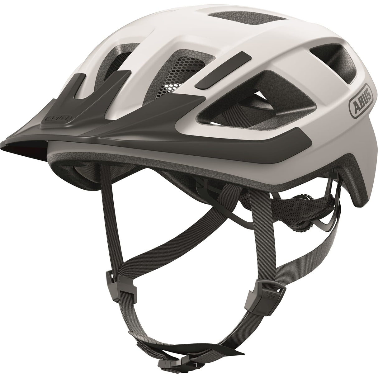 Abus Helm Aduro 3.0 Sportieve fietshelm, wit, L 58-62cm