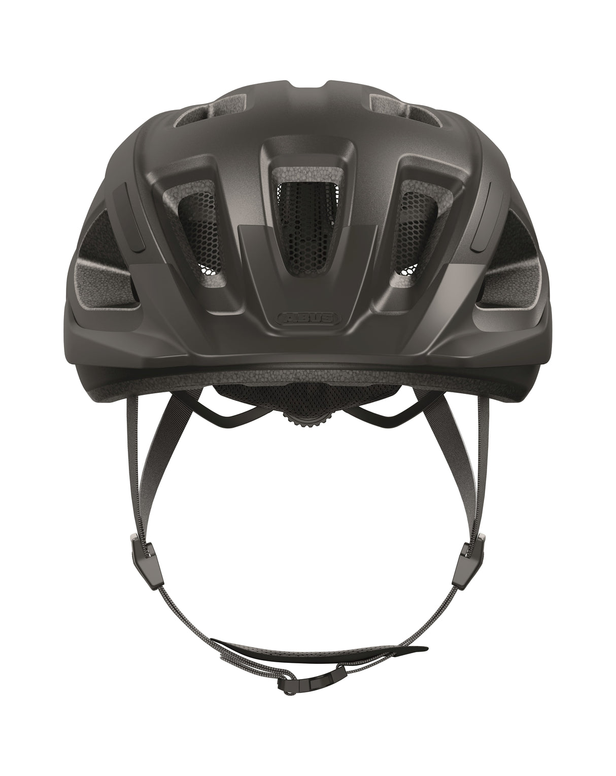 Abus Helm Aduro 3.0 - Sportlech an Chic City Helm fir sécher Vëlosfuerer am beschäftegten Stadverkéier - Titan - 51-55Cm