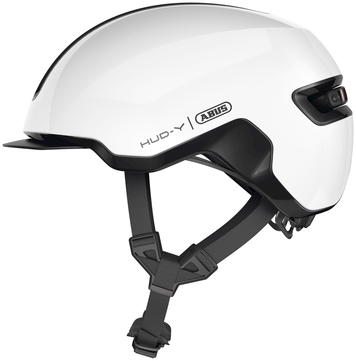 Casque abus hud-y brillant blanc L 57-61cm