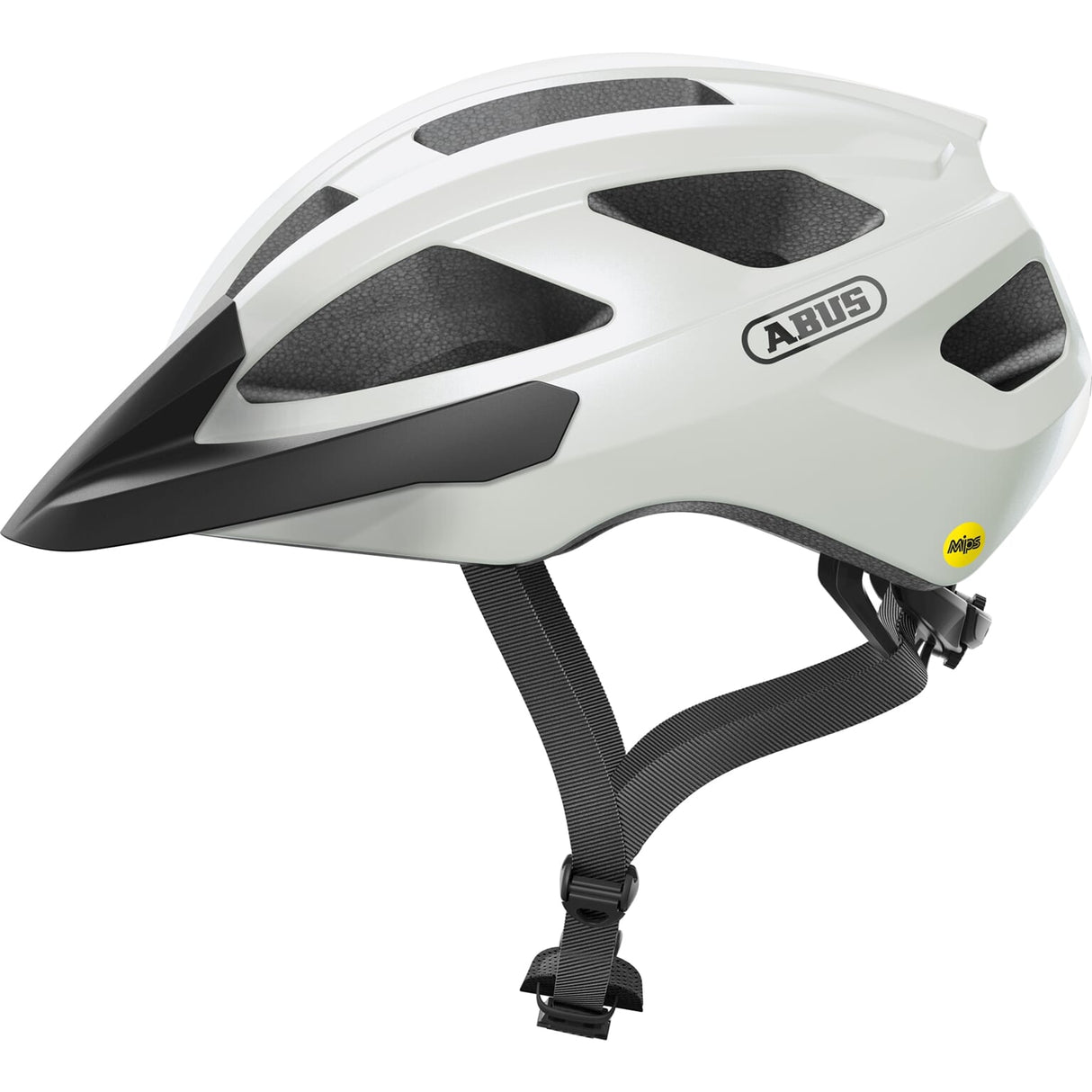 Abus Helm Macatgoud Mips Pearl White M 52-58CM