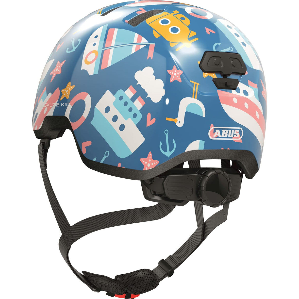 Abus Helmet Skurb Kid Blauw Sailgoud M 50-55 cm