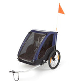 Polisport Fietskar Duo Blauw 117x86x94cm