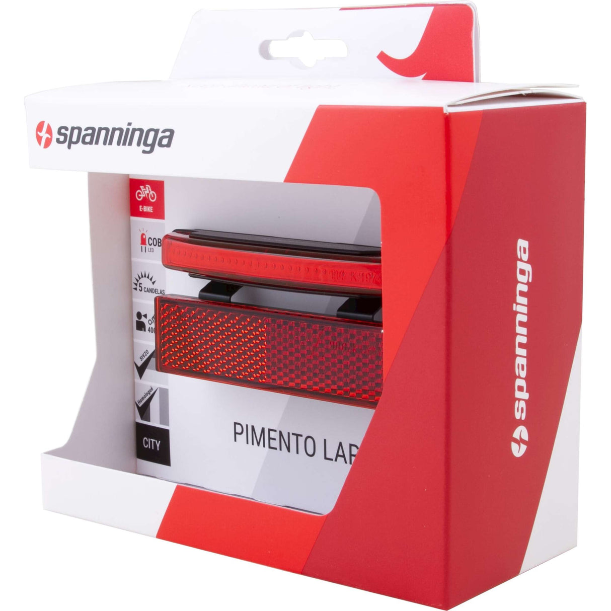 Spanninga rear light pimento large xe e-bike 6-48v 80mm