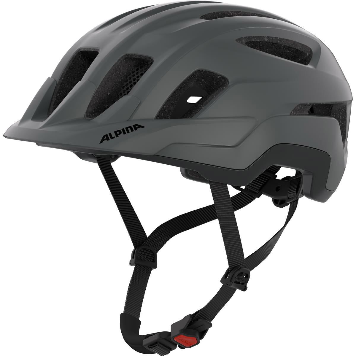 Olympic sportswear alpina sports tour helmet paranus 52-56 matt gray