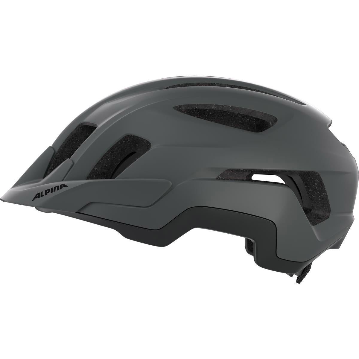 Olympic sportswear alpina sports tour helmet paranus 52-56 matt gray