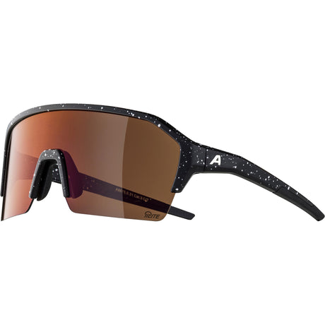Olympesch Sportswear Alpina Sport Sport Brëller Ram hr q-lite rout Spigel Lens schwaarz